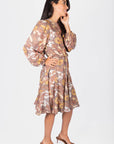 Celia Dress (Yellow Pattern)