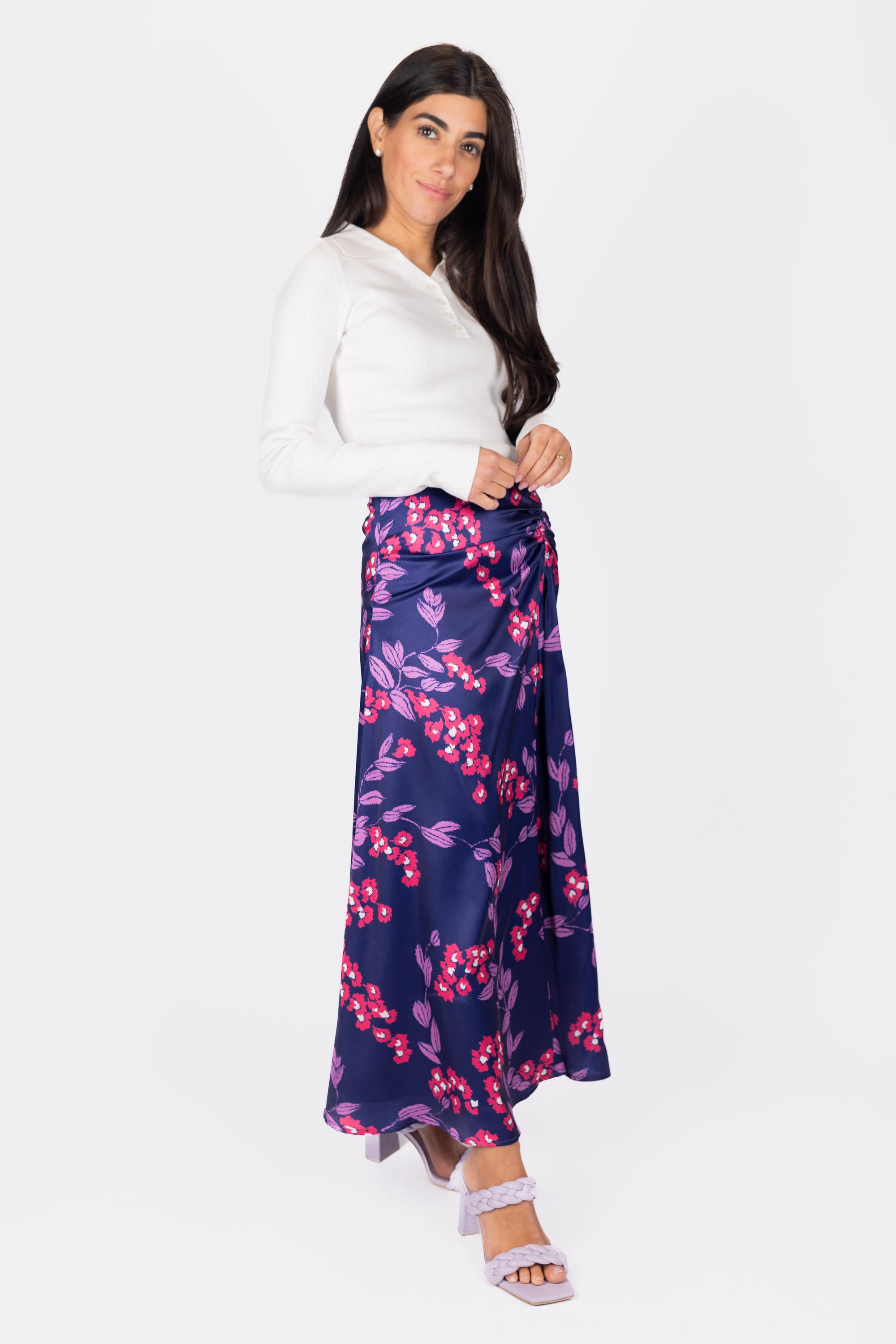 ADRIANA SKIRT (PURPLE)