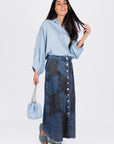 Kimberly Skirt (Blue/Black)
