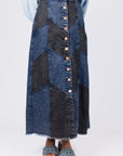 Kimberly Skirt (Blue/Black)