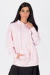 Oversized Sweatshirt Hoodie (Light Pink)