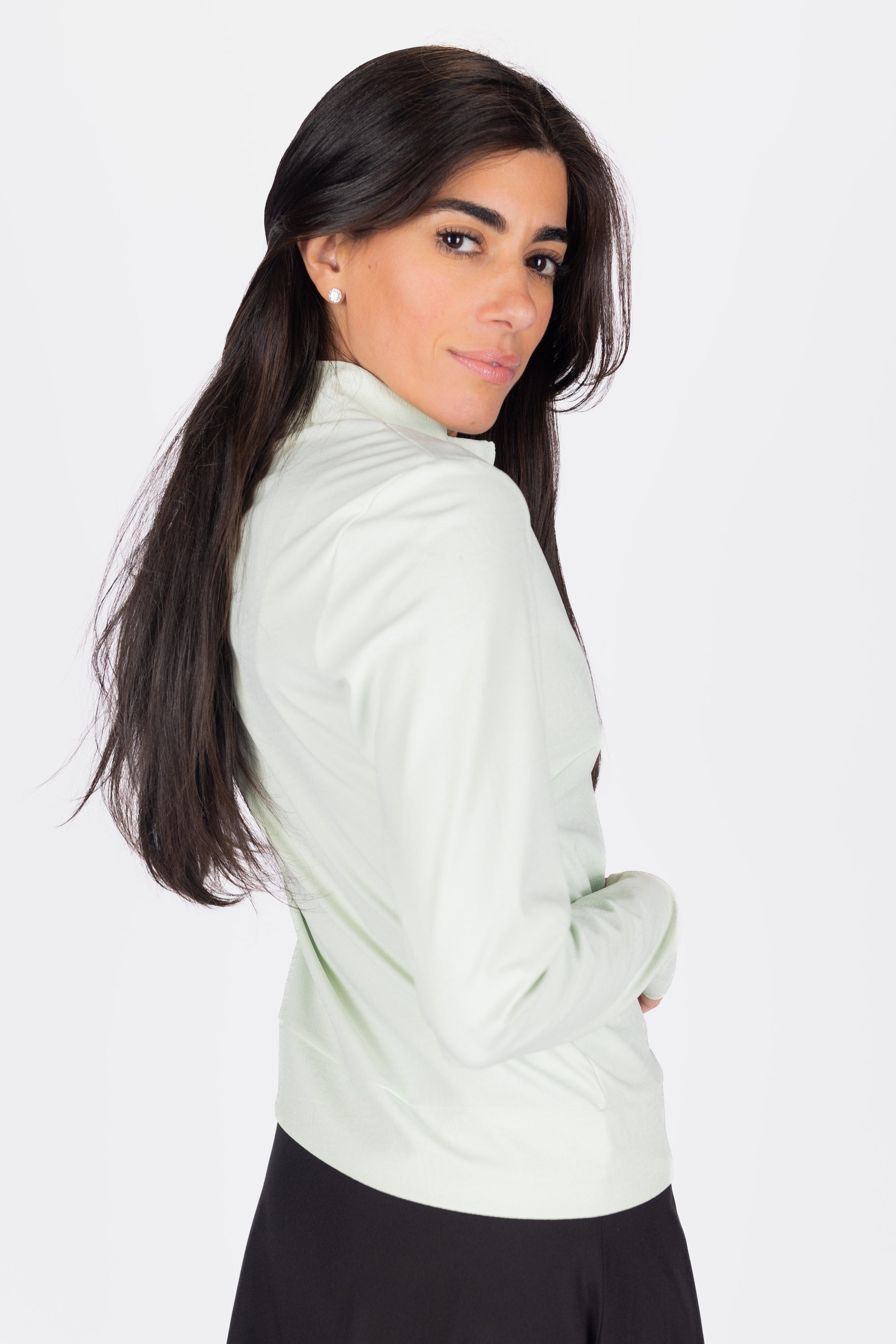 Elite Full Zip (Light Green)