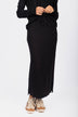 Callie Ribbed Skirt (Black)