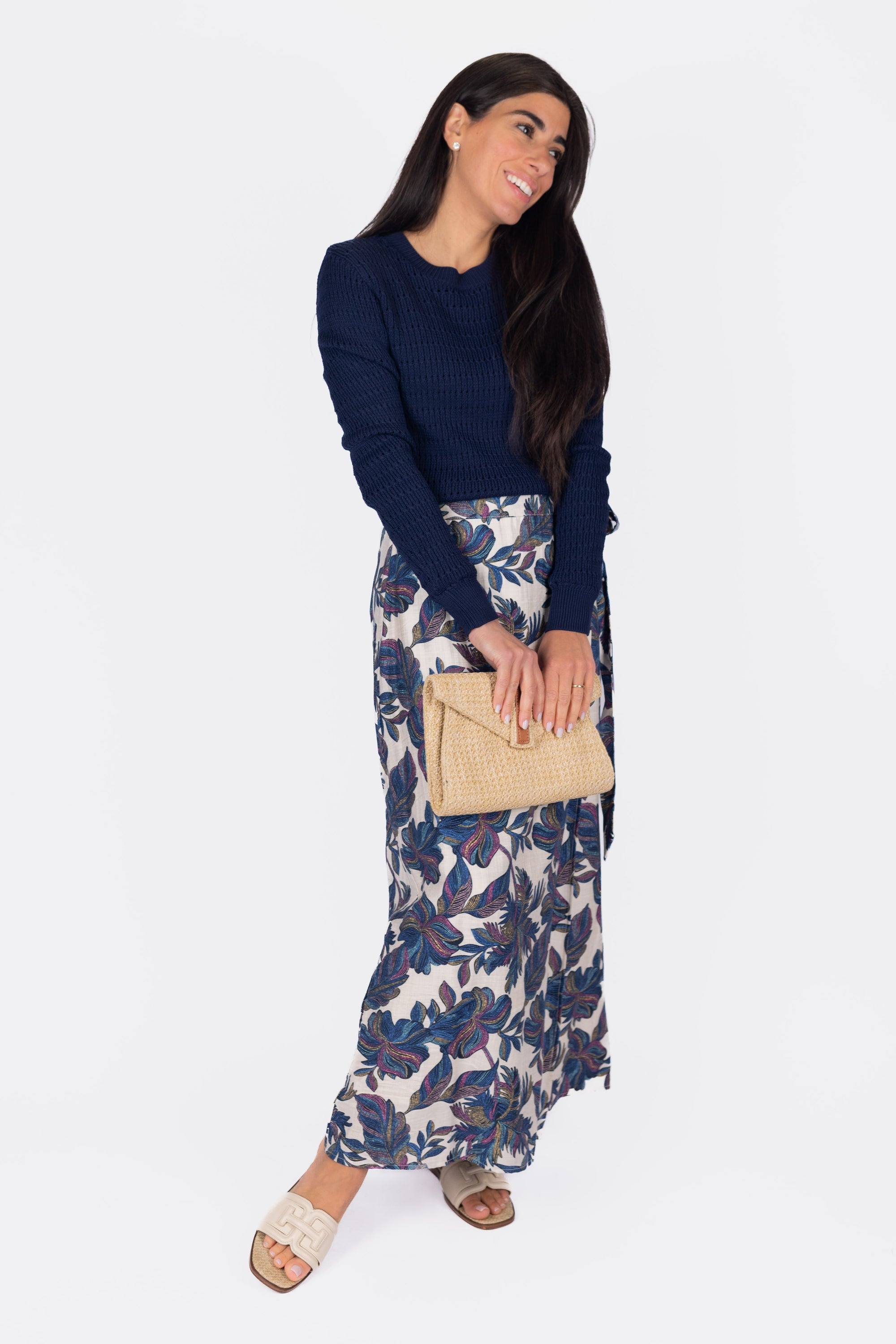 PAIGE TOP (NAVY)