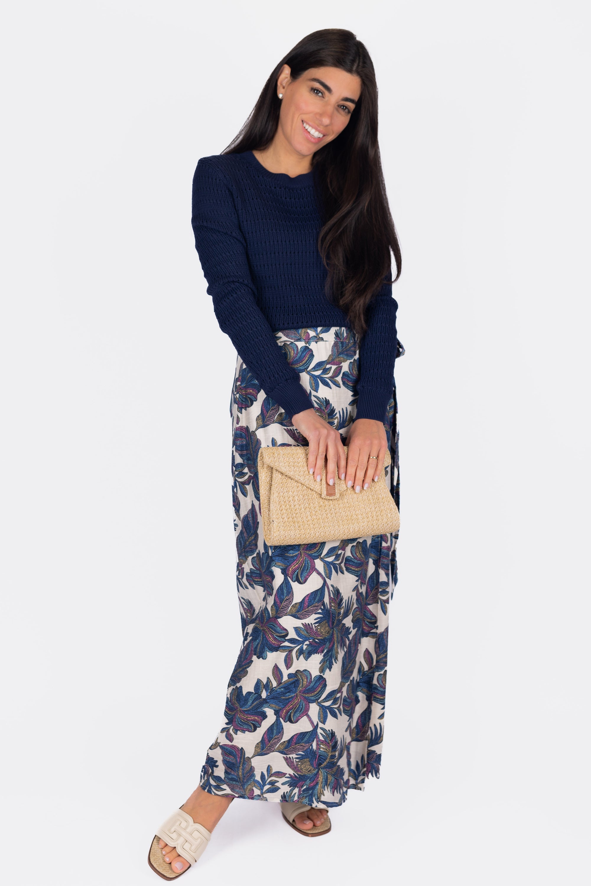PAIGE TOP (NAVY)
