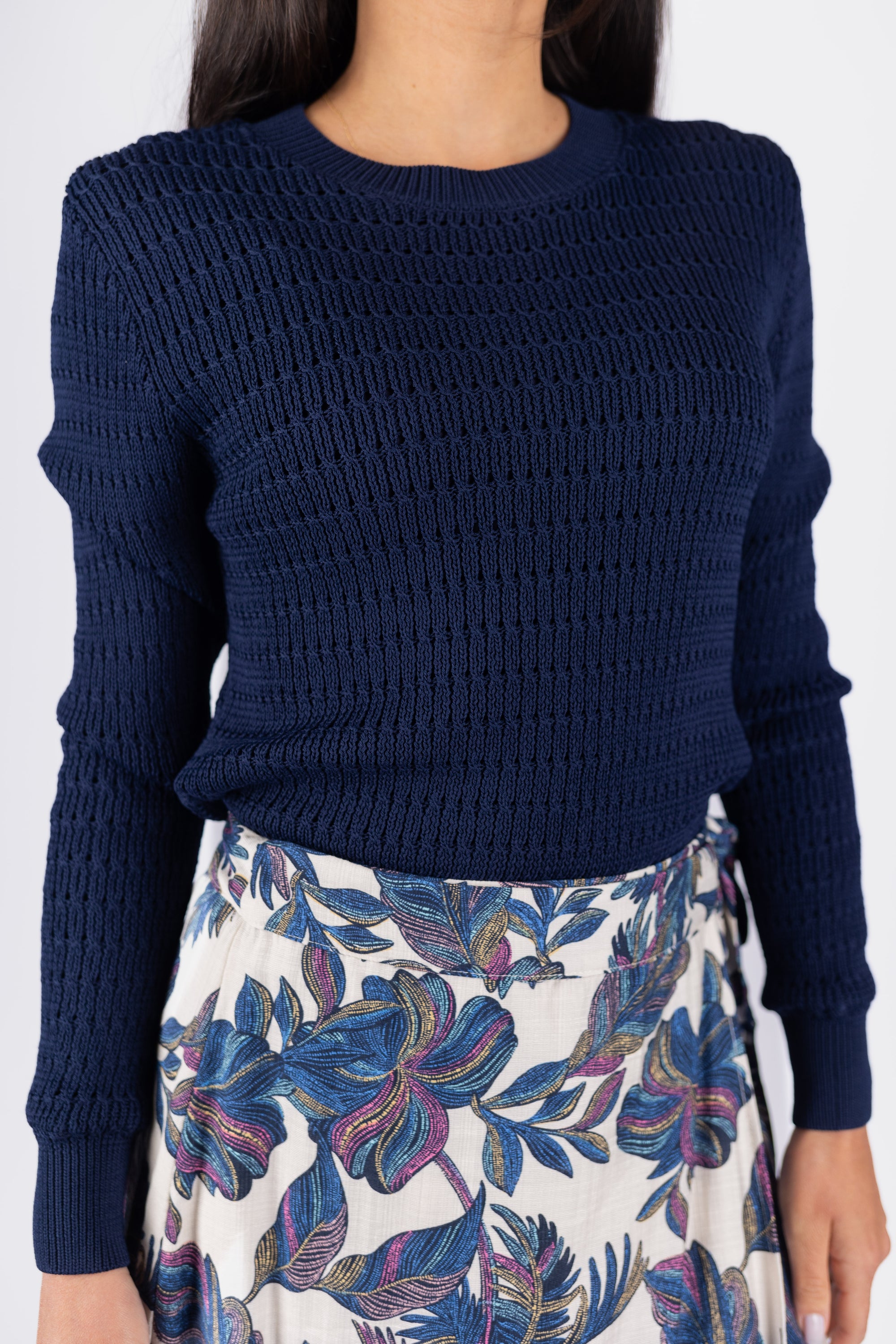 PAIGE TOP (NAVY)