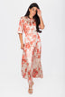 Shana Dress (Beige Pattern)