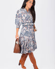 Analia Dress 41" (Beige)