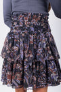 Zena Skirt (Black/Purple) 20"