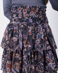 Zena Skirt (Black/Purple) 20"
