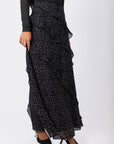 Laurel Skirt (Black Polka Dot)