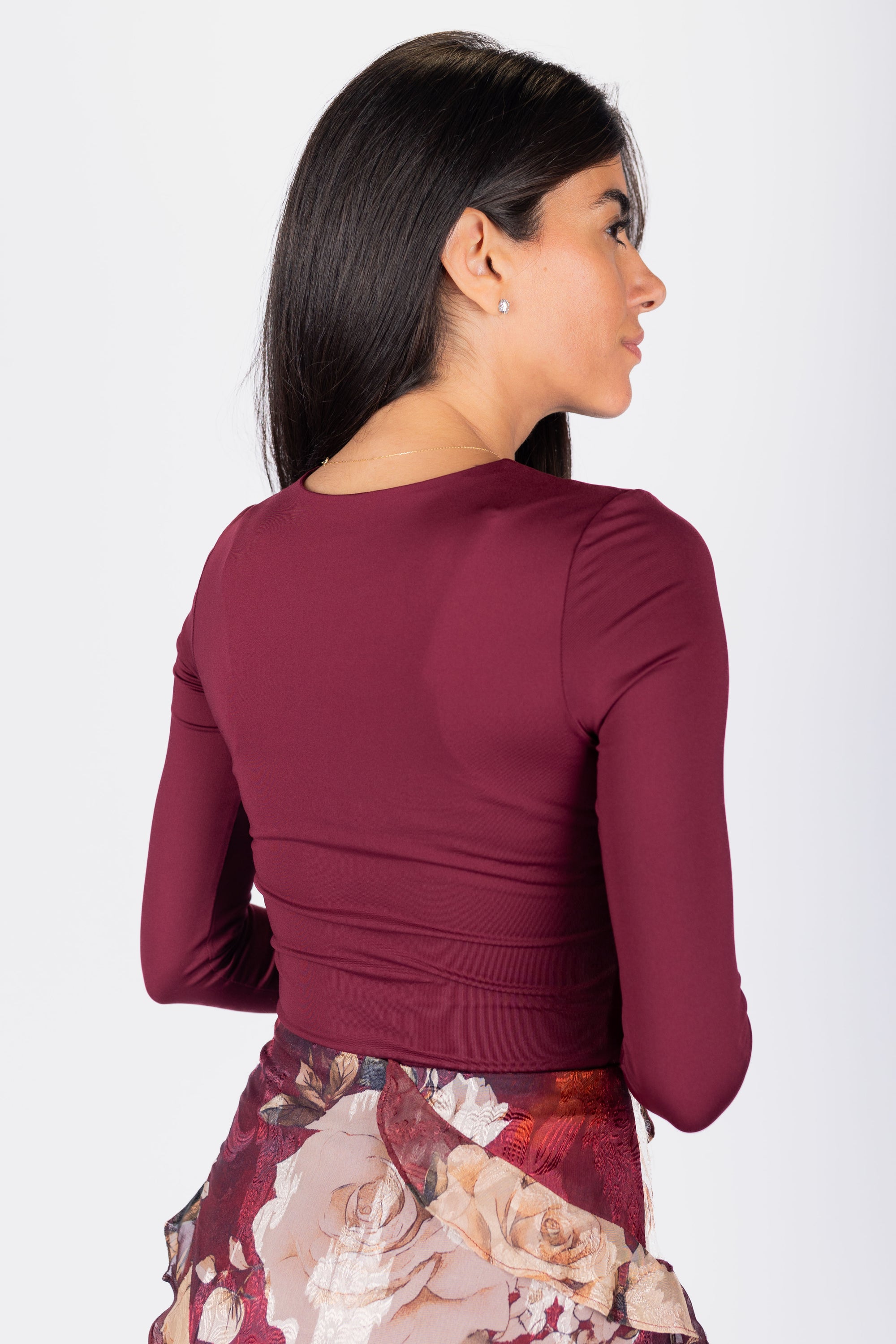 Marina Top (Burgundy)