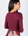 Marina Top (Burgundy)