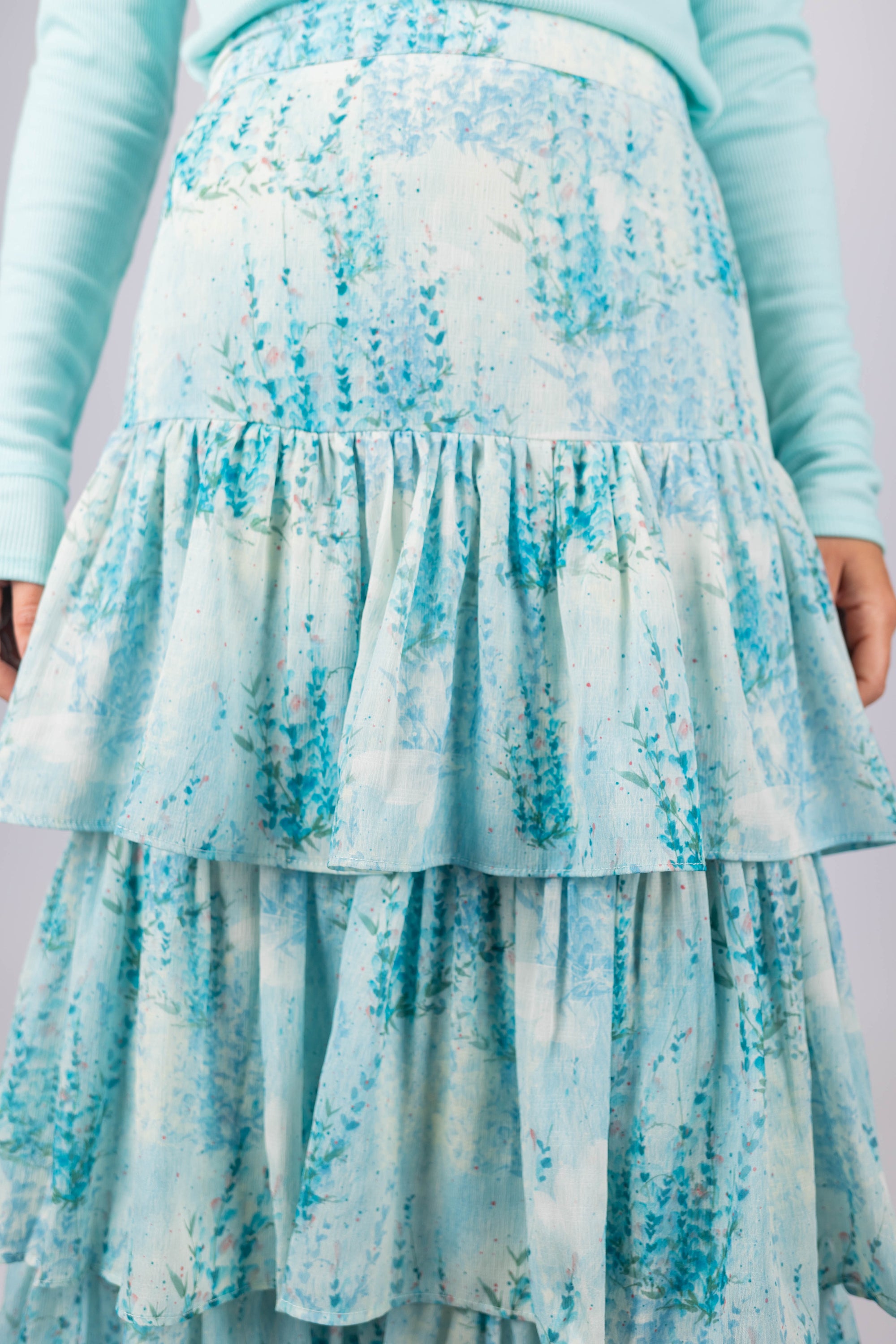GIA SKIRT (TEAL)