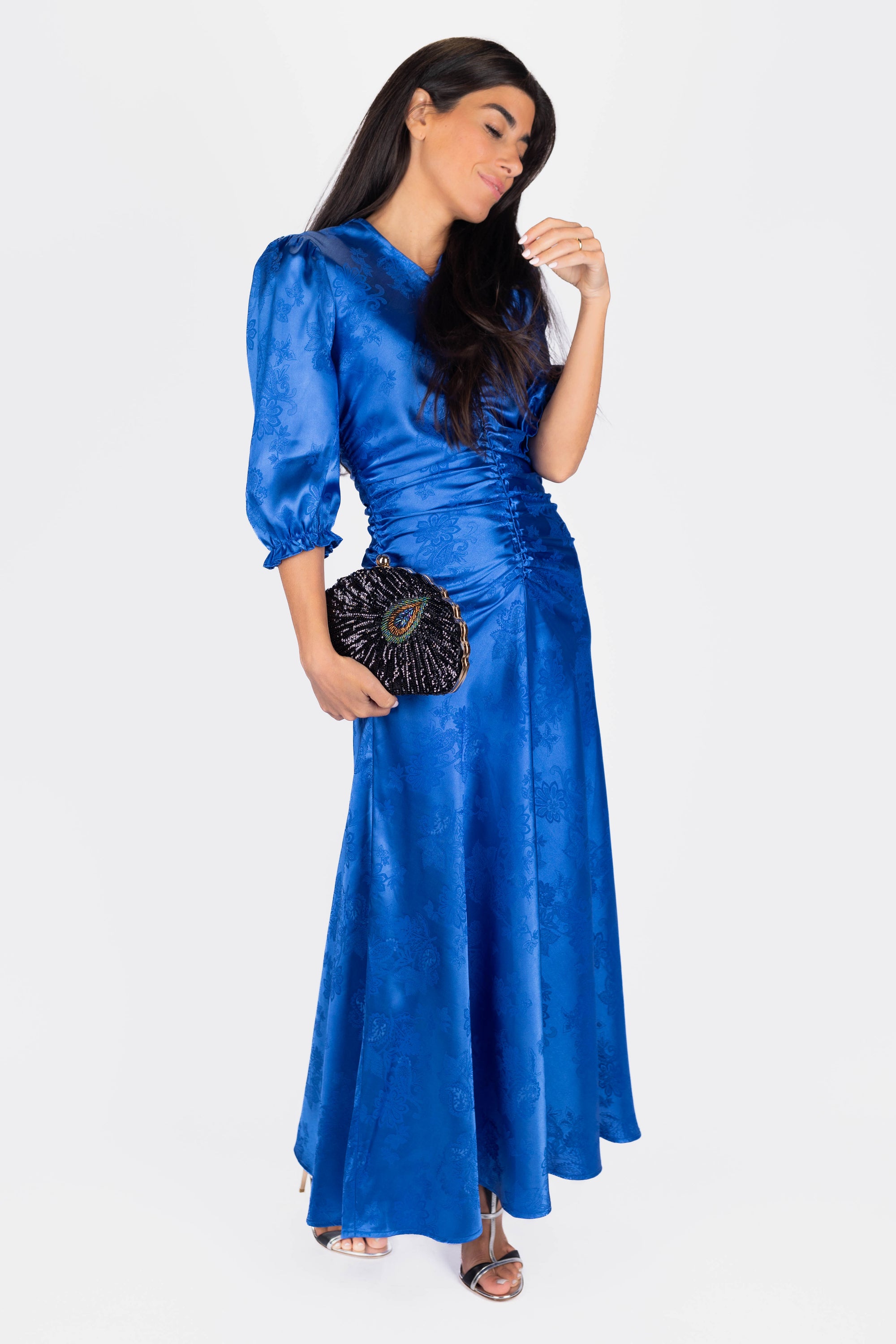 Audrey Dress Short Sleeve (Royal Blue)