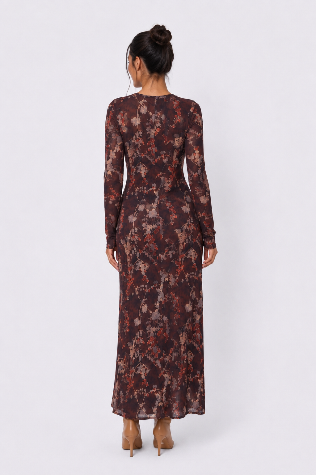 Mylah Dress (Purple Pattern)
