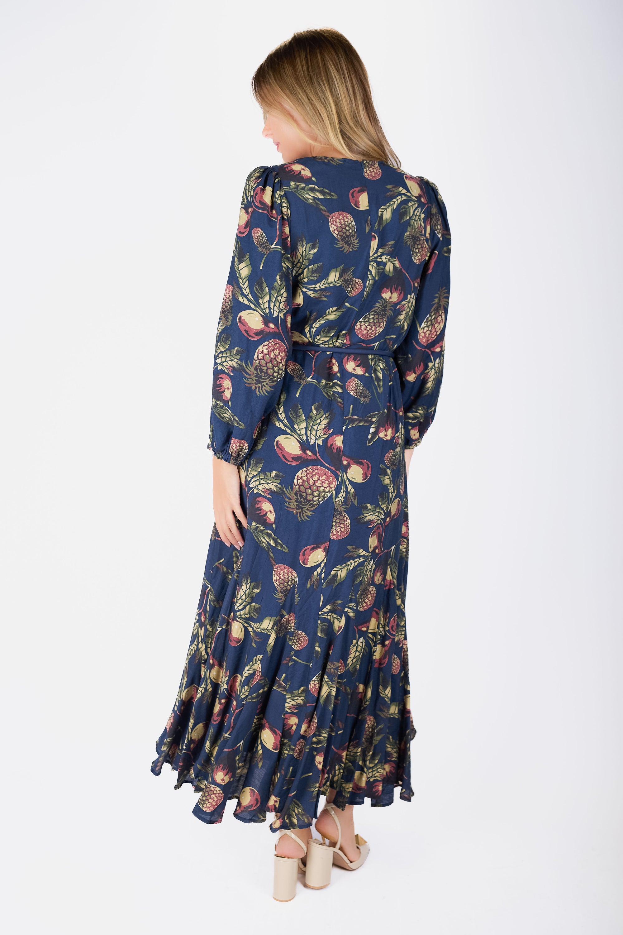 Catherine Dress 53&quot; (Navy Pattern)