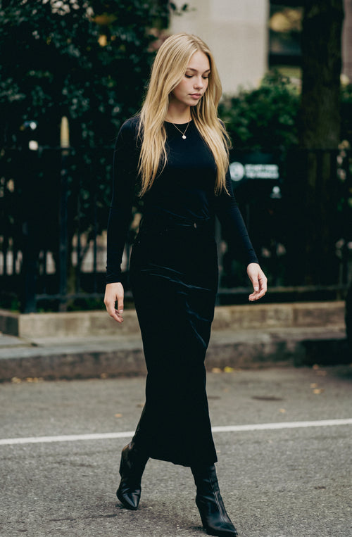 Marina Top (Black) + Matilda Skirt (Black)