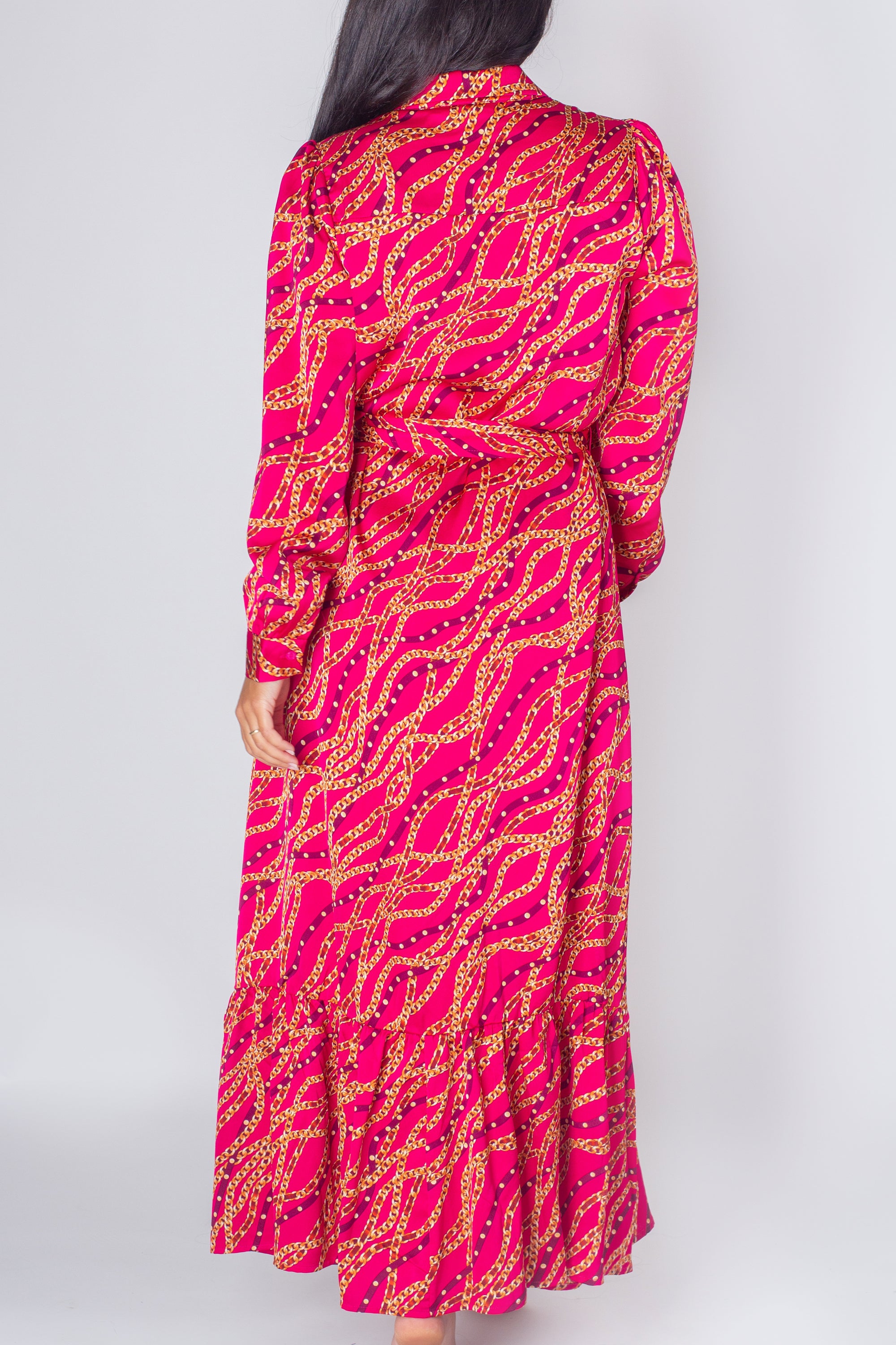 LEXI DRESS (PINK PATTERN)