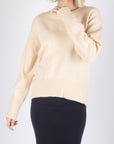 OVERSIZED SWEATER (IVORY) - Yakira Bella