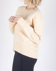 OVERSIZED SWEATER (IVORY) - Yakira Bella