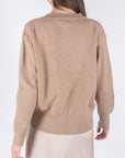 OVERSIZED SWEATER (LIGHT BROWN) - Yakira Bella