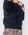 OVERSIZED SWEATER (BLACK) - Yakira Bella