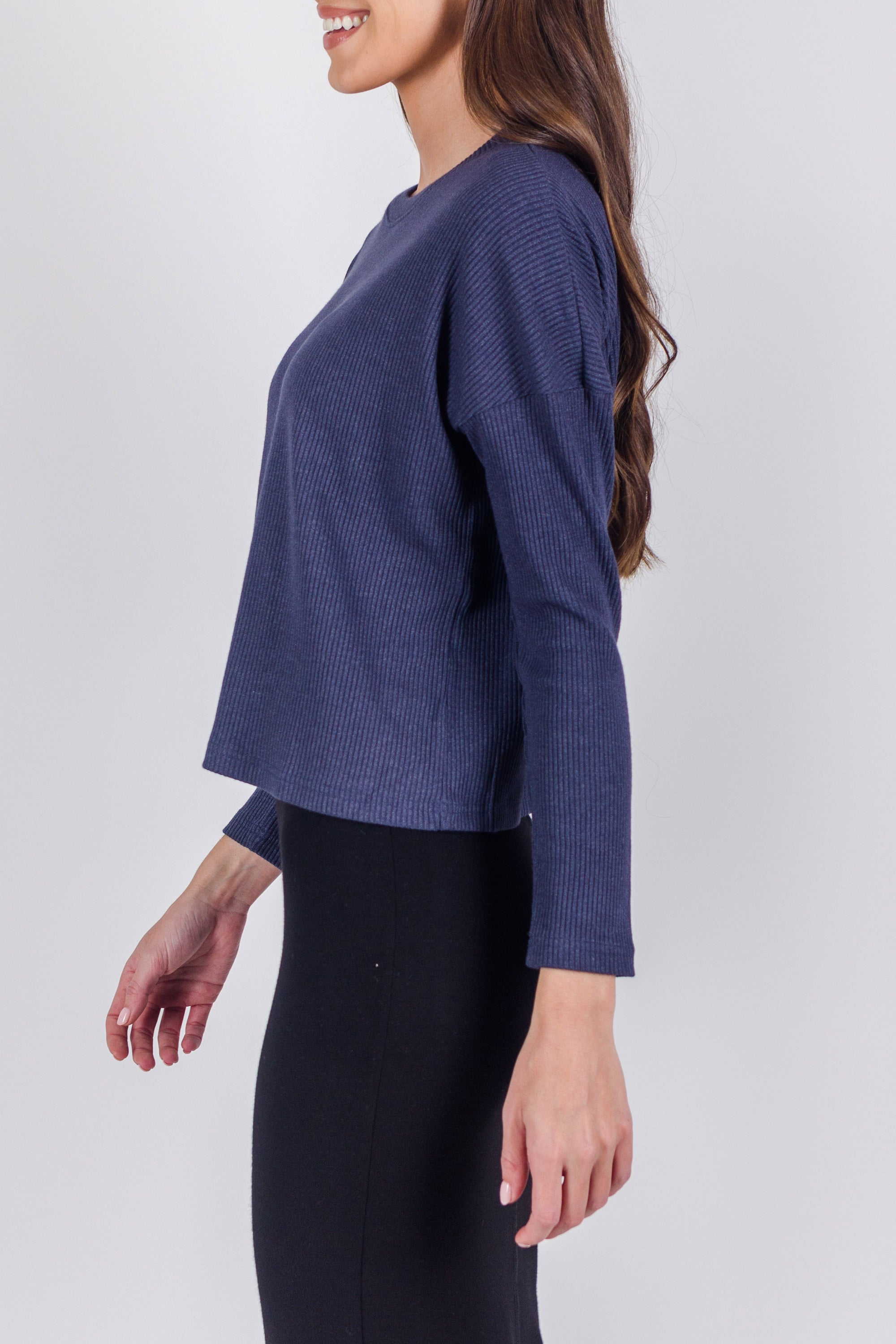 REESE SHIRT (NAVY) - Yakira Bella