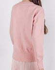 OVERSIZED SWEATER (LIGHT PINK) - Yakira Bella