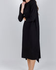 REESE DRESS LONG SLEEVE (BLACK) - Yakira Bella