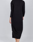 REESE DRESS LONG SLEEVE (BLACK) - Yakira Bella