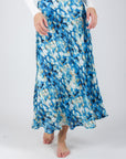 DAKOTA SKIRT (BLUE/WHITE) - Yakira Bella