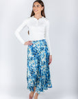 DAKOTA SKIRT (BLUE/WHITE) - Yakira Bella