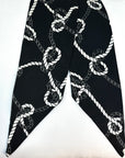 HAIR SCARF (BLACK PATTERN) - Yakira Bella