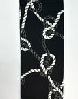 HAIR SCARF (BLACK PATTERN) - Yakira Bella