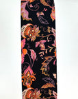 HAIR SCARF (BLACK FLOWER/PINK) - Yakira Bella