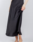 DAKOTA SKIRT (BLACK SOLID) - Yakira Bella