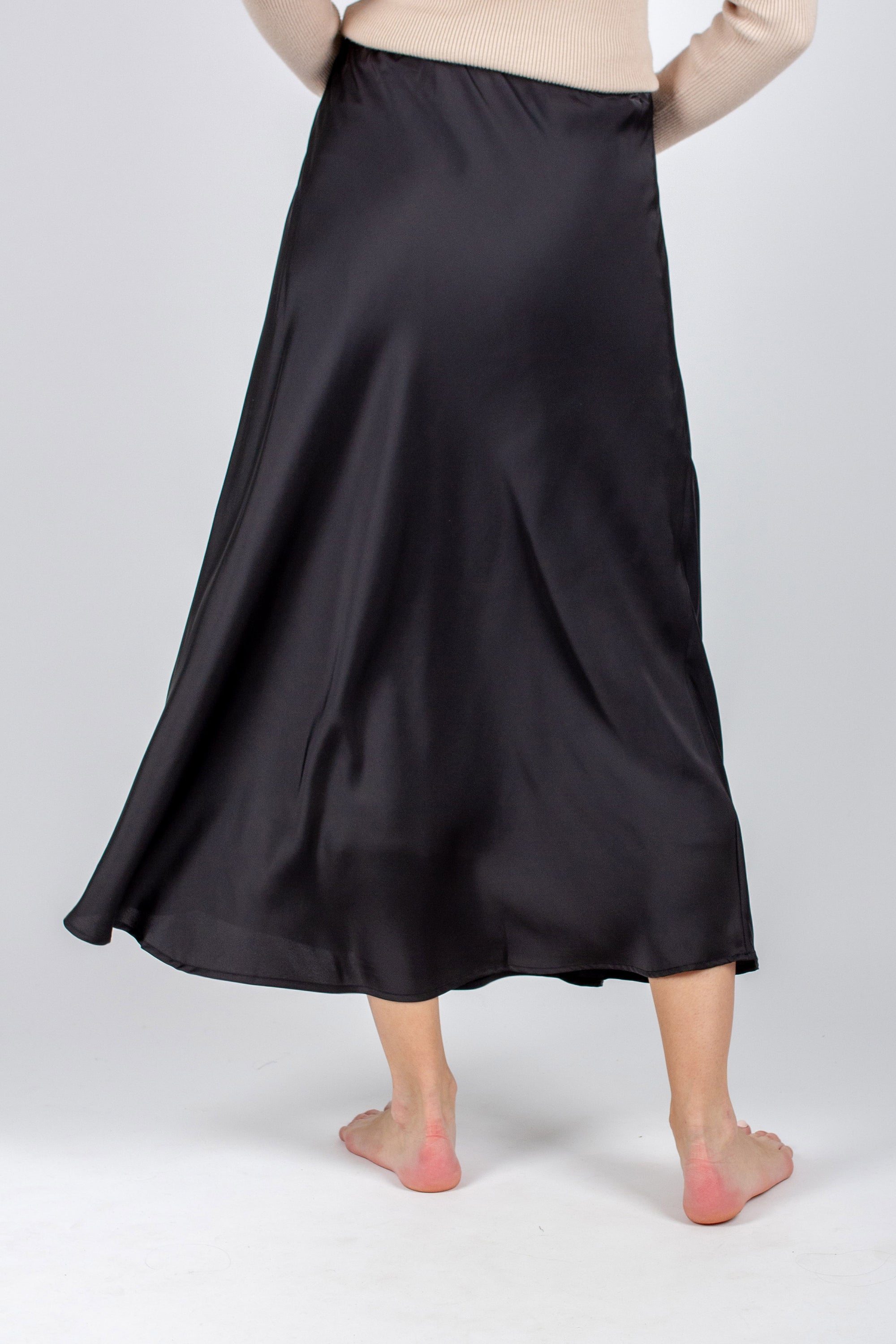 DAKOTA SKIRT (BLACK SOLID) - Yakira Bella