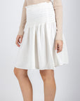 SHELBY SKIRT 23" (IVORY)