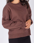 CREWNECK SWEATSHIRT (DARK BROWN)