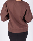 CREWNECK SWEATSHIRT (DARK BROWN)