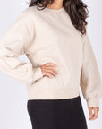 CREWNECK SWEATSHIRT (BEIGE)