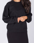 CREWNECK SWEATSHIRT (BLACK)