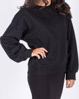 CREWNECK SWEATSHIRT (BLACK)