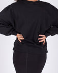 CREWNECK SWEATSHIRT (BLACK)