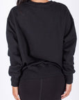 OVERSIZED CREWNECK SWEATSHIRT (BLACK)