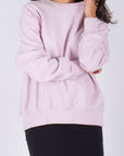 OVERSIZED CREWNECK SWEATSHIRT (LIGHT LILAC)