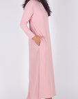 REESE DRESS LONG SLEEVE (PINK) - Yakira Bella