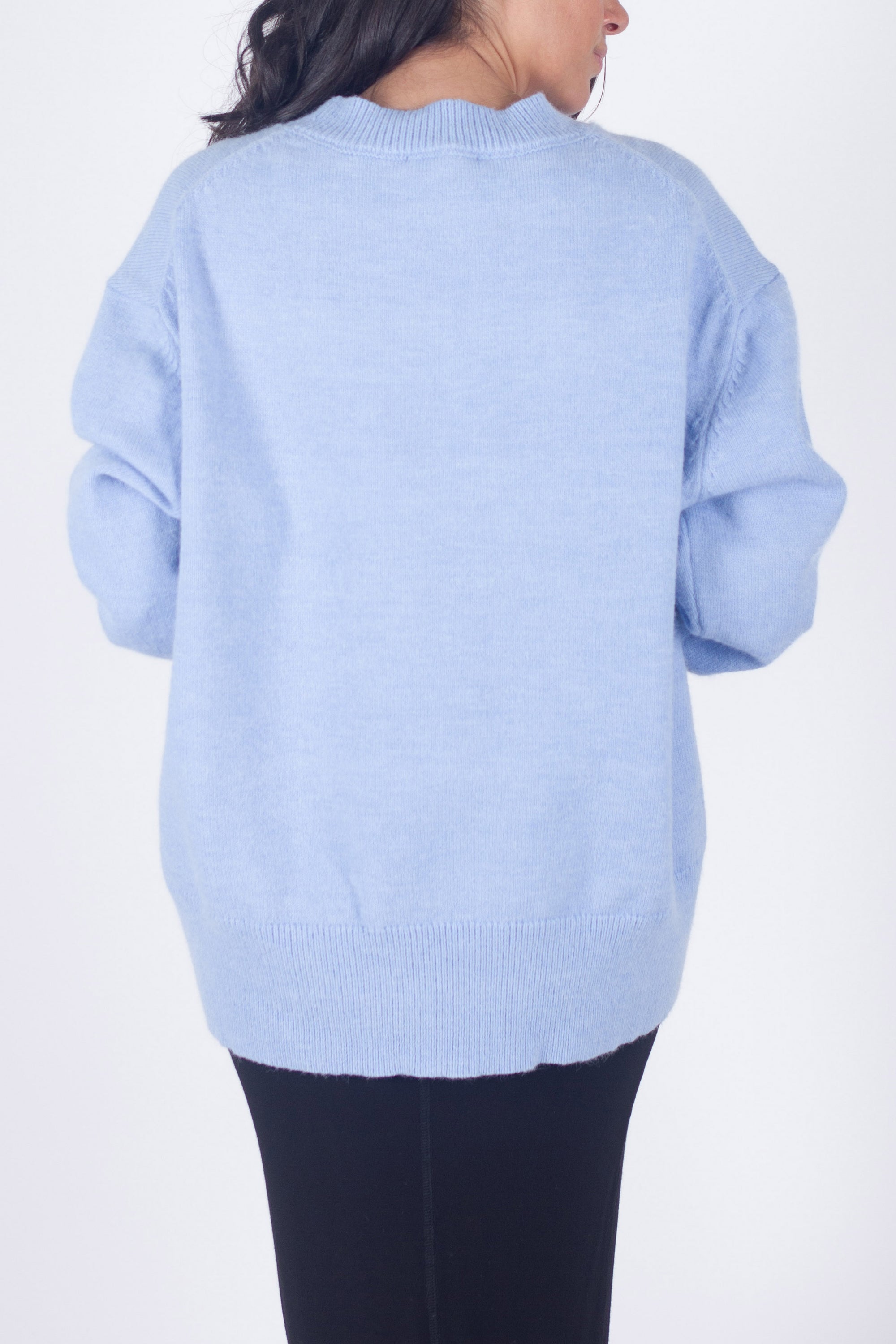 OVERSIZED SWEATER (LIGHT BLUE) - Yakira Bella