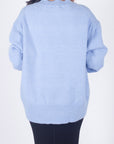 OVERSIZED SWEATER (LIGHT BLUE) - Yakira Bella